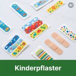 Kinderpflaster machen das Pflasterkleben...