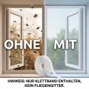 Fliegengitter Klettband selbstklebend Insektenschutz Netz Klettverschluss Band