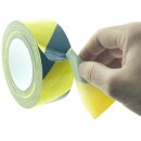 Gewebe-Warnband schwarz-gelb 50mmx25m