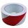 PVC-Warnband rot-weiß 50 mm x 33 m
