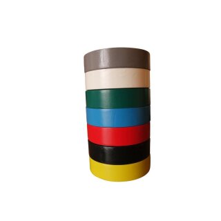 Isolierband Weichband Weich-PVC-Band PVC-Band Isolierklebeband Markierungsklebeband VDE-Tape Elektrotape Elektrikerklebeband Elektrikerband Klebeband Bündelband