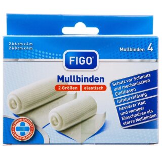 Mullbinde Fixierbinde Bandage Komfortverband