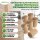 6er Pack Elastische Fixierbinde Verbandstoff Textilbandage Flexibel Beige 75mm