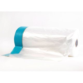 Masker Tape Gewebe/Folie mit breiten Kleberand 2100 mm x 18 m