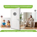 Zugluftdichtung Dichtungsband Fenster Tür Klebedichtung 20m 10mm weiß
