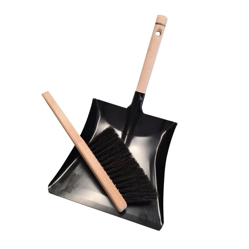 Kehrschaufel Besen Handfeger Set Haushalt Reinigungsset Holz Kehrgarn, 9,09 €