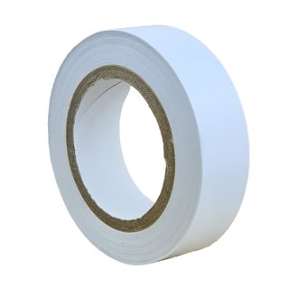 Isolierband 15 mm x 10 m weiß