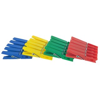 Wäscheklammern bunte Klammern Clips Wäsche basteln