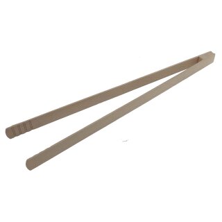Grillzange Holzzange Wurstzange Küchenzange Kochzange Holz Grill Zange Servierzange Bratwurstzange Einmalzange Mehrzweckzange