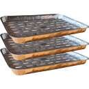 Grillschalen 3 Stück Aluminium Schale Grillschalen...
