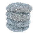 4er Set Topfreiniger aus Metall ø 10 cm