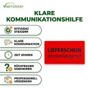50 Hinweisetiketten Lieferschein innenliegend