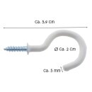 10er Set Schraubhaken 5,4 cm Schraubhaken,...