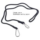 Gepäckspanner 1,5 m x 8 mm, mit Karabinerhaken