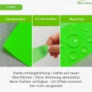Klebeband Gewebeband Neon Grün 19mm x 25m UV-Tape Markierungsband Party Klebe