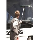 Fensterwischer Autowischer Scheibenabzieher Reinigungswischer Glasreiniger Grün