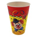 Clown Pappbecher Trinkbecher Geburtstagsbecher...