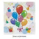 20 Servietten 33 x 33 cm, Fete