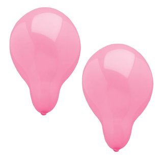 Rosa 10 Stück pink Dekoration Mottoparty Feier Luftballons Mädchengeburstag Mädchenluftballons Deko Geburtstag Ballons bunt Kinder Party JGA Weiberparty Mädelsabend 