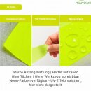 Gewebeband Neon Gelb 10 mm x 25 m Panzertape UV-Aktiv Warnband Markierband