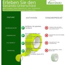 Gewebeband Neon Gelb 10 mm x 25 m Panzertape UV-Aktiv Warnband Markierband