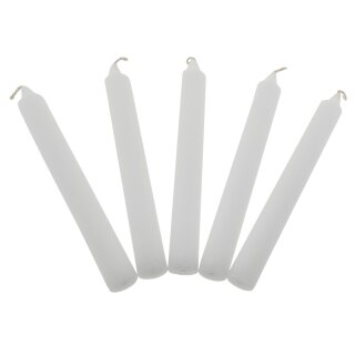 30 weiße Tafelkerzen Stabkerzen Haushaltskerzen Zierkerzen Party Hoch, 13,49 €