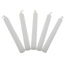 30 Tafelkerzen Durchmesser 2,1 cm, 19 cm weiss