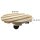 Blumenroller Pflanzenroller Rollbrett Rund Ø 300 mm Kiefer Holz 1 Stück