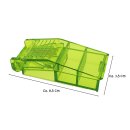 Pillen-Teiler, ca, 8,5 x 3,5 cm, grün-transparent