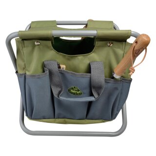 Gartengeräte Stuhl Aufbewahrungstaschen Gartenhocker Gartenwerkzeug Hocker Gartenstuhl Gartenarbeit grau