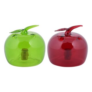 Fruchtfliegenfalle Glasapfel Lebendfalle Fruchtfliegen Fliegen Küche Obstfliegen rot grün