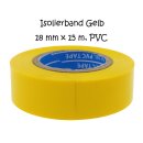 Isolierband 18 mm x 15 m,farbl. sort.