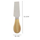 Käsemesser Set 3-teilig Edelstahl Bambus Käsegabel Käsebuttermesser