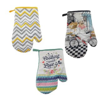 Grillhandschuh Schutzhandschuh Ofenhandschuh Tochpfhalter Topflappen