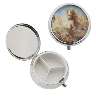 Pillenbox Medikamentenbox Medikamenten-Dosierer Medikamentendosierer Pillendose pill box Pillenturm Tablettenbox Tablettendosierer Pillenkasten lachend lustig geschicht gesichter