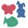 Kinderschwamm Kinderbadeschwamm Badeschwamm Kinder Badeschwamm Babys Weich Antibakteriell Tiermotiv Kinderbadewannenschwamm Naturschwamm Schwamm Duschschwamm Waschschwamm
