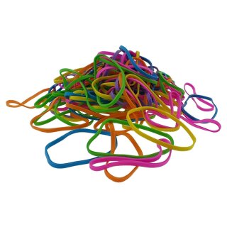 Gummiringe Gummibänder Bündelringe Haushaltsgummis elastisch 80g Natur Büro
