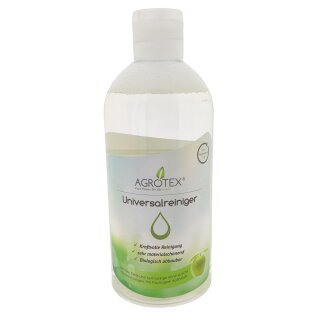 Universalreiniger, AGROTEX Reiniger, Allzweckreiniger, Fettentferner, Kalklöser, biologisch abbaubarer Reiniger, pH-neutraler Reiniger, phosphatfreier Reiniger, Küchenreiniger, Badreiniger, Fensterreiniger, Fahrzeugpflege Reiniger, nachhaltige Reinigung,