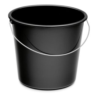 Haushaltseimer 10 Liter schwarz