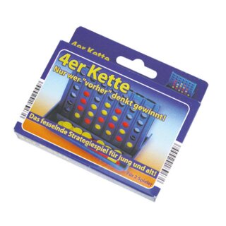 4er Kette Verbinden Brettspiel Strategiespiel Familienspiel Geduldspiel Rot