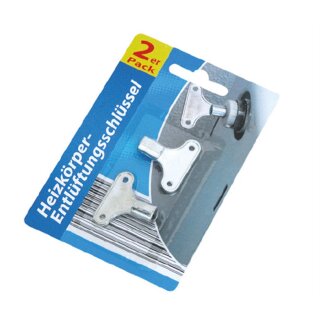 Heizkörper Entlüftungsschlüssel Werkzeug Radiator Entlüfter Set Silberfarben 2