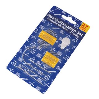 Nähset 27tlg Haushaltsnadeln Sortiment Nähnadeln Reparatur Kleidung Textilien