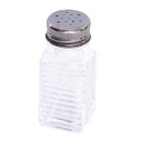 Salz Pfeffer Streuer Set 2er mit Edelstahldeckel Glas...