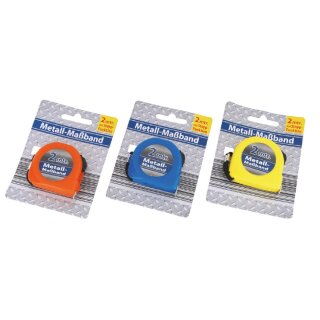 Rollbandmaß Rollmeter Maßband Bandmaß Messband Gliedermaßstab Metallbandmaß 2m
