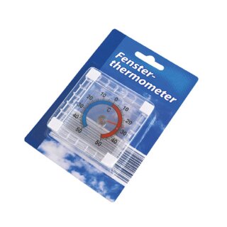 Fensterthermometer Außentemperaturmesser Analog Outdoor Thermometer Transparent