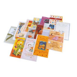 Grußkarten Postkarten Klappkarten Set Ansichtskarten 3 Stück Verschiedene