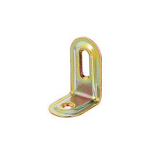 Verstellwinkel geprägt, gelb verzinkt, 28 x 40 x 22mm, 1mm dick