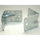Winkel Metall verzinkt 70x70x55mm Sicke 2mm Bauwinkel...
