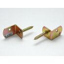 Flechtzaunwinkel L-Form Eckverbinder Zaunhalter...
