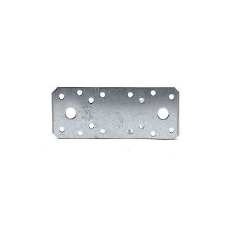 Flachverbinder 135x55x2,5mm Verzinkt Stahl Lochplatte Winkelverbinder